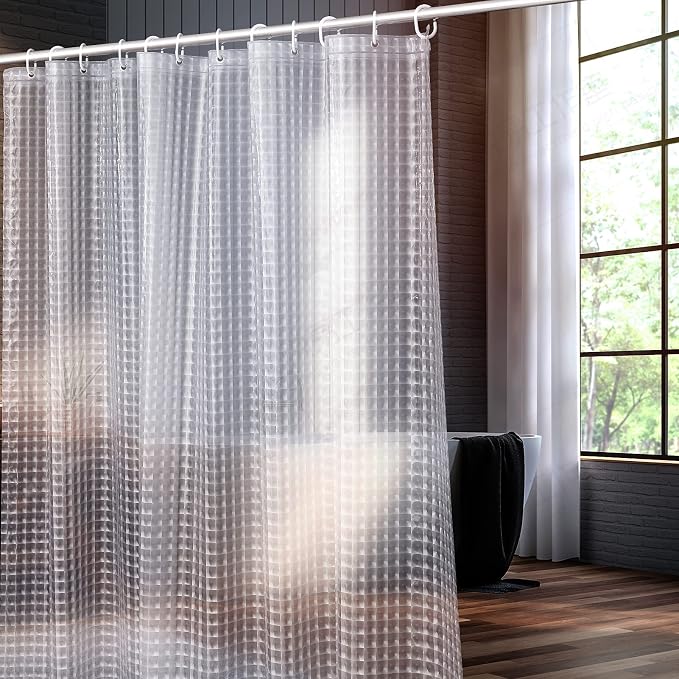 Bostofy Heavyweight 8G Bathroom Shower Stall Curtain Liner, Shower Curtain or - Image 7