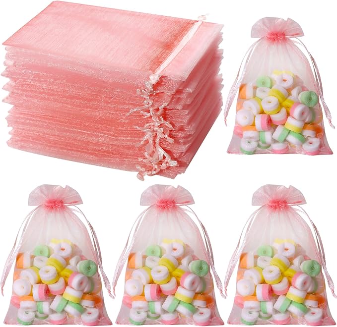 Hopttreely 100pcs Organza Bags by Hopttreely