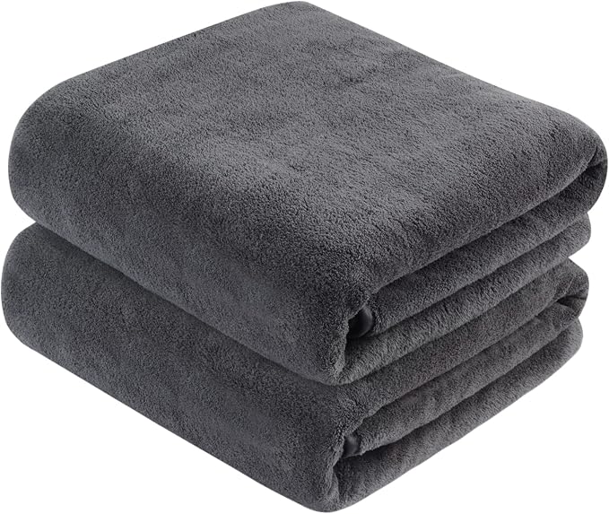 KinHwa Microfiber Bath Towels Large Bathroom Towel Absorbent Shower Towels Soft by KinHwa