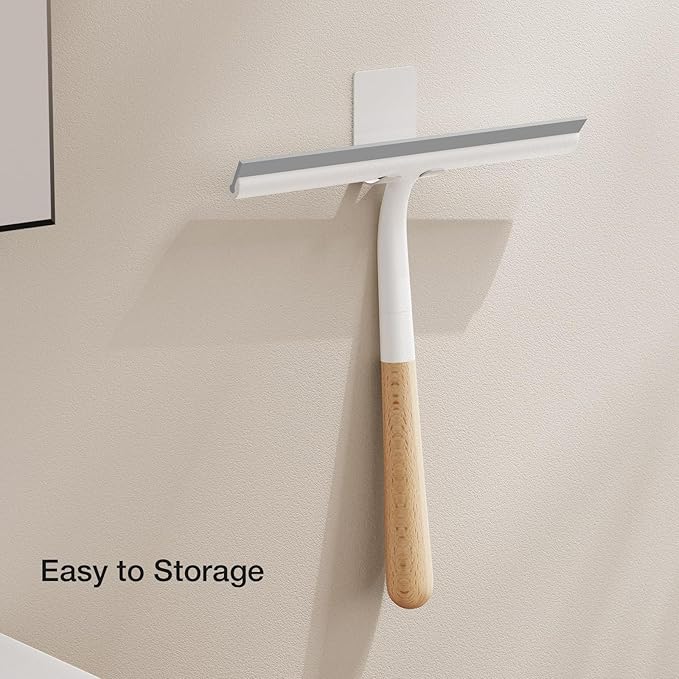 Silicone Shower Squeegee for Glass & Doors, Diveotree Multi-Purpose Squeegee - Image 6