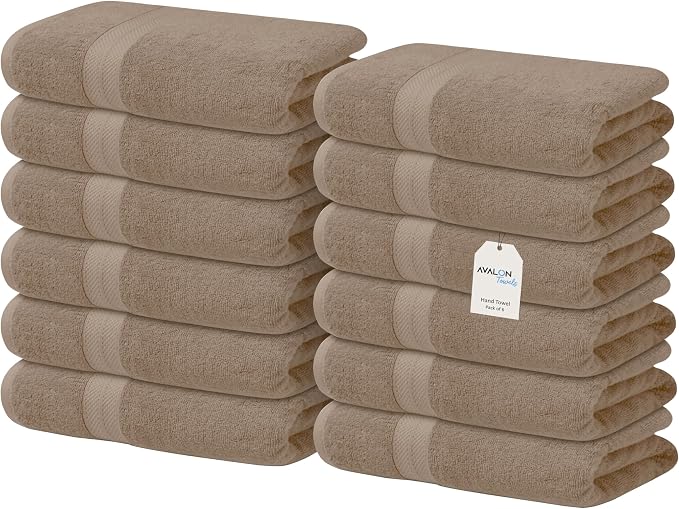Avalon Towels Luxury Washcloths – Premium Cotton, Soft & Absorbent Wash Cloths by AvalonTowels