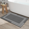 Non Slip Bath Mat, Rubber Backing Ultra Thin Bathroom Rugs Fit Under Door Quick by YDKGL
