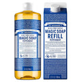 Dr. Bronner's Pure-Castile Liquid Magic Soap Bottle & Refill Carton by DrBronners