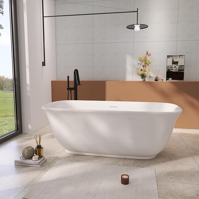 67" Acrylic Freestanding Bathtub, Soaking Tub by ADECABBATH