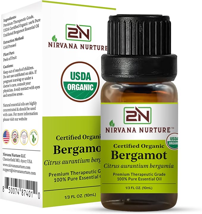 Bergamot Essential Oil USDA Certified Organic, 100% Pure Natural Premium Grade - Image 6