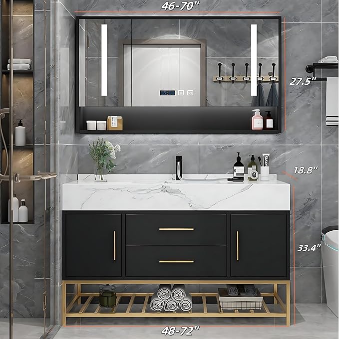 Modern 62IN Bathroom Vanity - Image 2