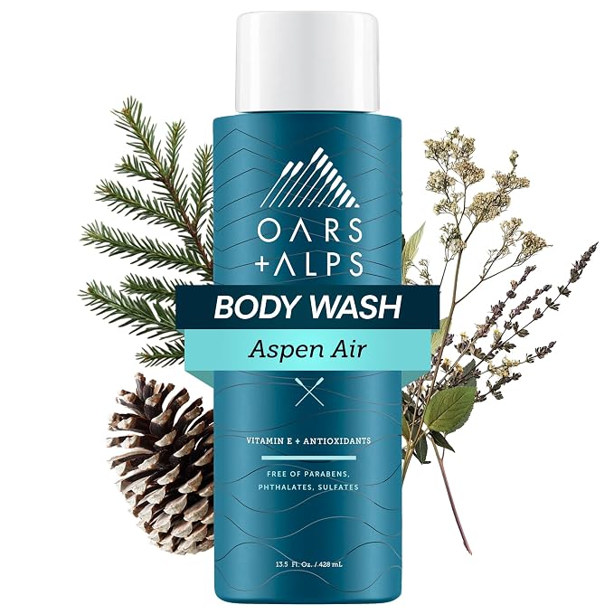 Oars + Alps Body and Face Wash for Men, Mens Body Wash & Face Cleanser by OarsAlps