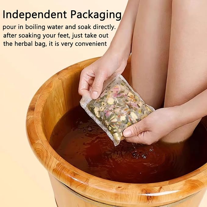 30 PCS Body Detox Foot Soak to Remove Toxins, Lymphatic Drainage Ginger Feet - Image 3