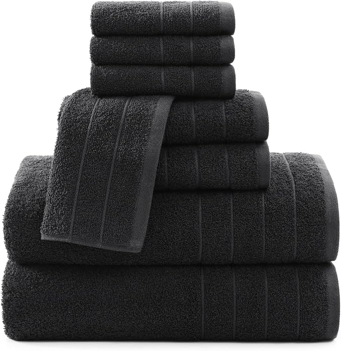 Casa Platino 100% Mercerized Cotton Luxury Bathroom Towels Set - Image 2