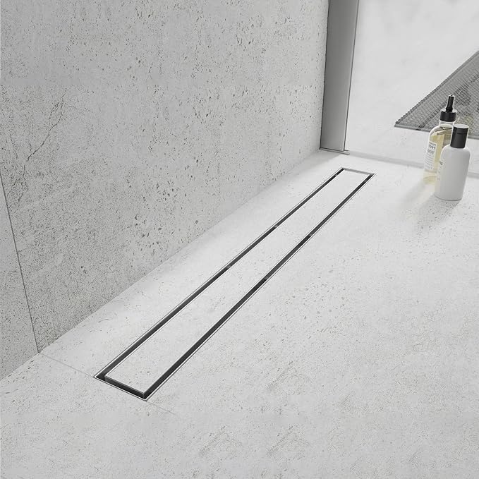 Linear Shower Drain, 36 inch Drain by Elefloom