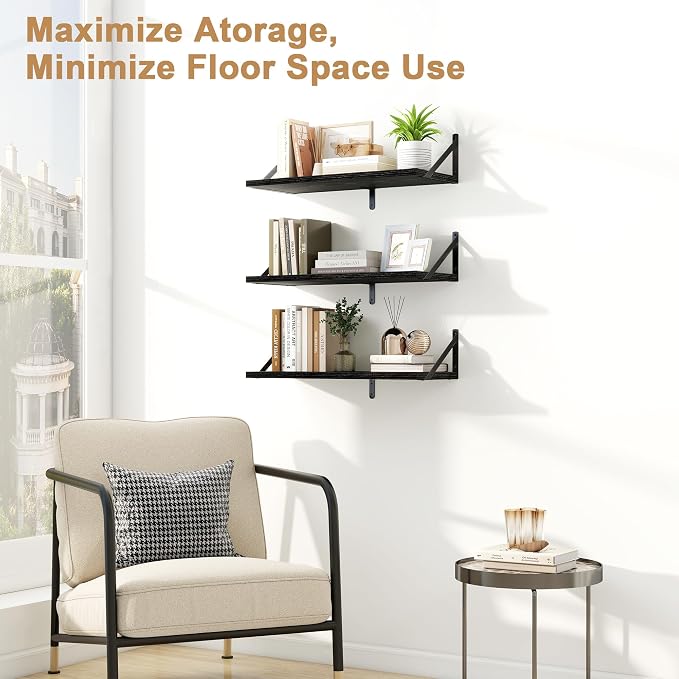 Fun Memories Floating Bookshelves, Decorative Wall Shelf - Image 5