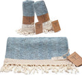 SMYRNA TURKISH COTTON Herringbone Series Turkish Hand Towels Set of 2, 16x40 by SmyrnaTurkishCotton