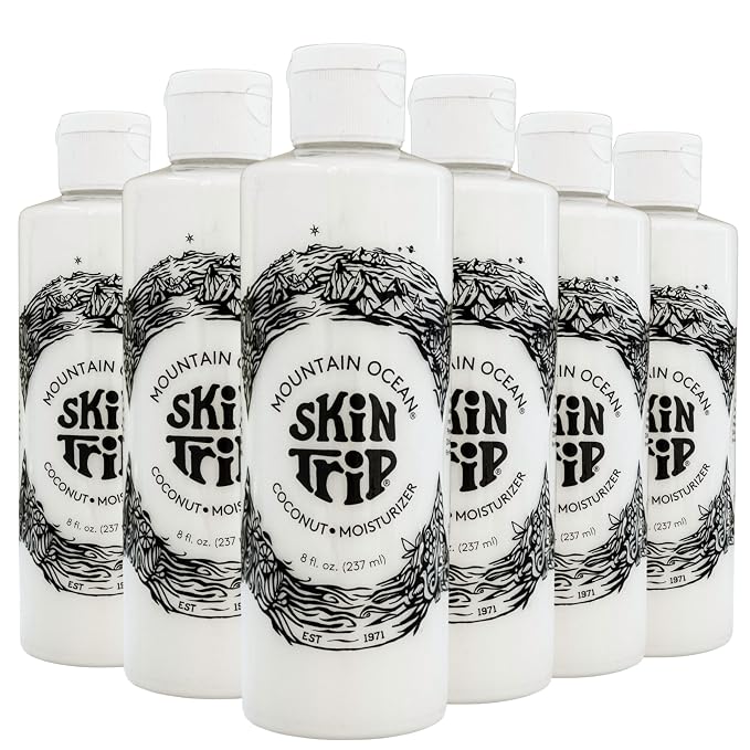 Mountain Ocean Skin Trip Coconut Body Lotion, 8 Oz, Lightweight, Fast Asborbing by MOUNTAINOCEANPRODUCTS