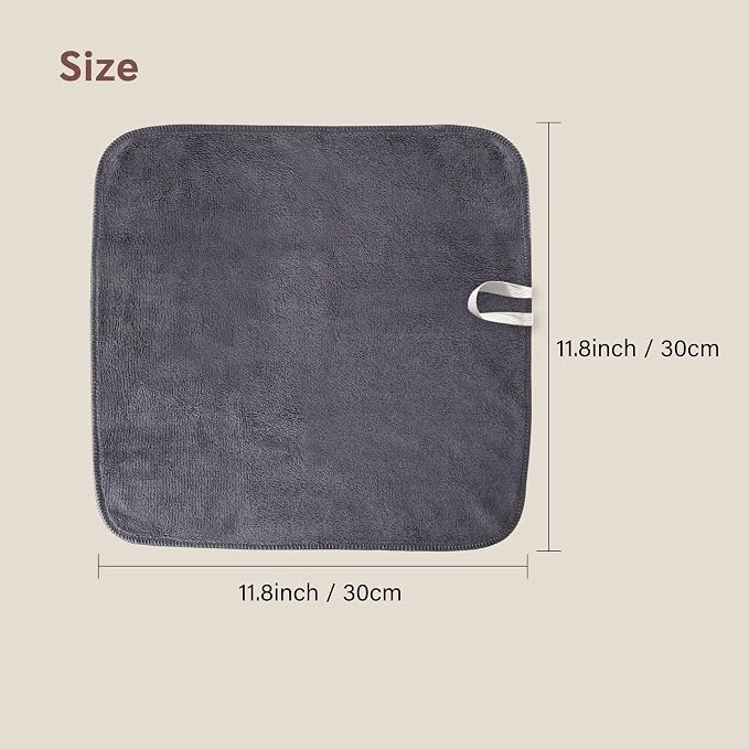 Nugilla Makeup Remover Cloth 12 x 12 Inch, Reusable Makeup Remover Towels - Image 4