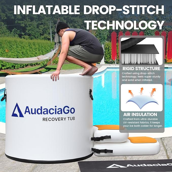 XXL Ice Bath Tub for Athletes, Compatible - Image 3