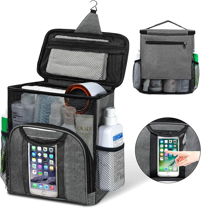 Attmu Mesh Shower Caddy Portable Dorm Tote Bag, Quick Dry Hanging Toiletry Bag by Attmu