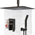 SR SUN RISE 16 Inches Oil Rubbed Bronze Shower Faucets Sets Complete Bathroom by SRSUNRISE