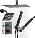 VEVOR Shower Faucet Set, 12 Inch Thermostatic Ceiling Mount Rainfall Shower by VEVOR