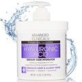 Advanced Clinicals Hyaluronic Acid Moisturizer Body Cream W/Vitamin E | by AdvancedClinicals