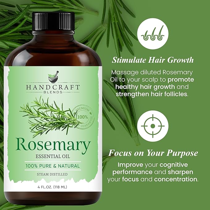 Handcraft Blends Rosemary Essential Oil – Huge 4 Fl Oz – 100% Pure and Natural - Image 5