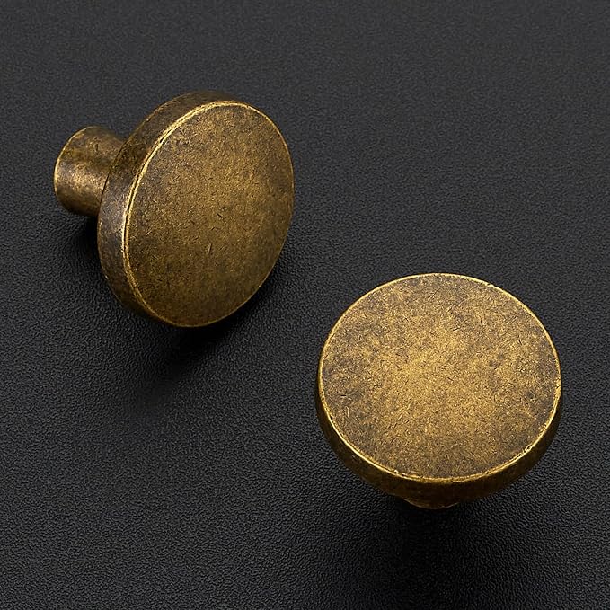 Ravinte 30 Pack Drawer Pulls 1-1/4 Inch Kitchen Cabinet Knobs Solid Round - Image 2