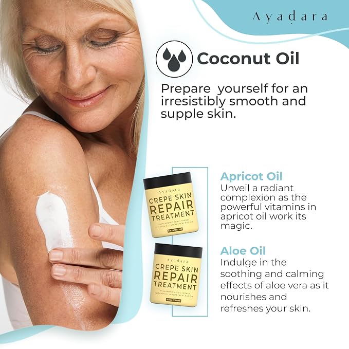 Crepey Skin Repair cream 8oz, Firming Lotion - Image 7