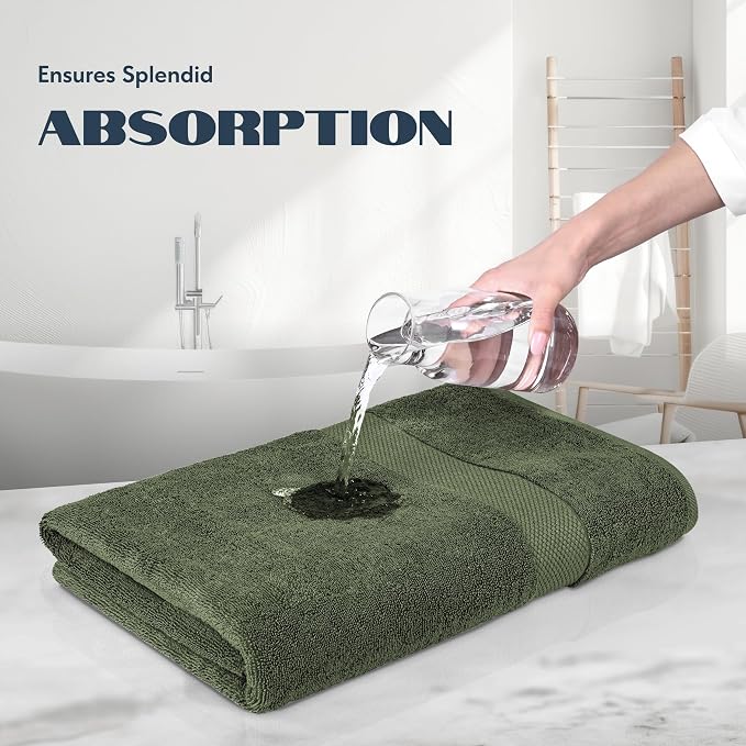 White Classic Luxury Soft Bath Sheet Towels - Image 5