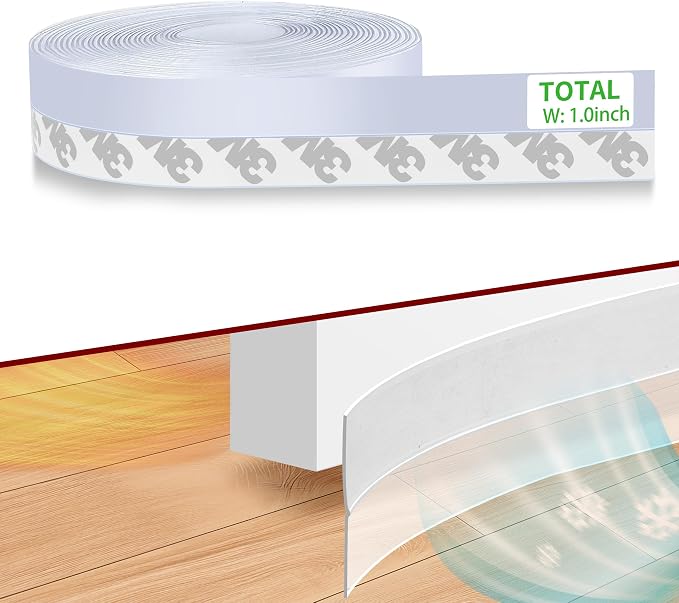 Weather Stripping Door Seal – 100% Silicone, 33ft Strong Adhesive, Flexible by WigtdaWeatherStripping