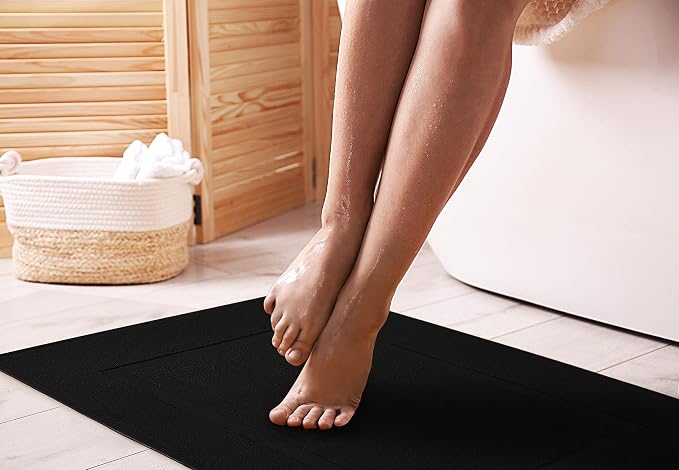Utopia Towels Cotton Banded Rug, Bath Mats, Not a Bathroom Rug, 21 by 34 Inches - Image 2