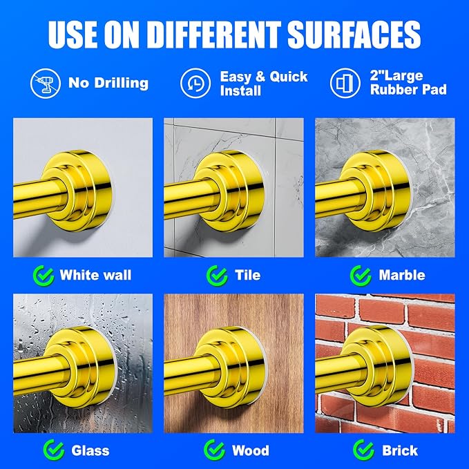 Ausemku Shower Curtain Rod Tension - Image 3