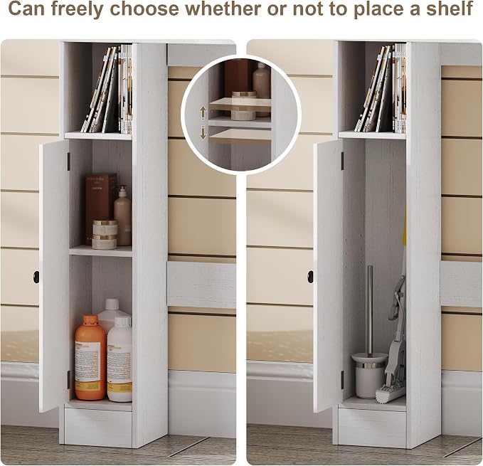ChooChoo Over The Toilet Storage Cabinet, Farmhouse Bathroom Shelf Over Toilet - Image 7