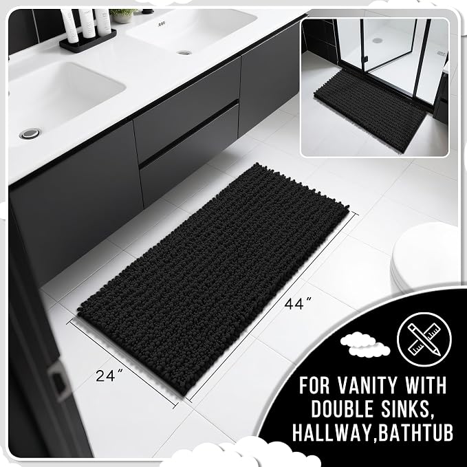 Yimobra Long Bathroom Rugs Non Slip Washable 44x24 Inch - Image 2