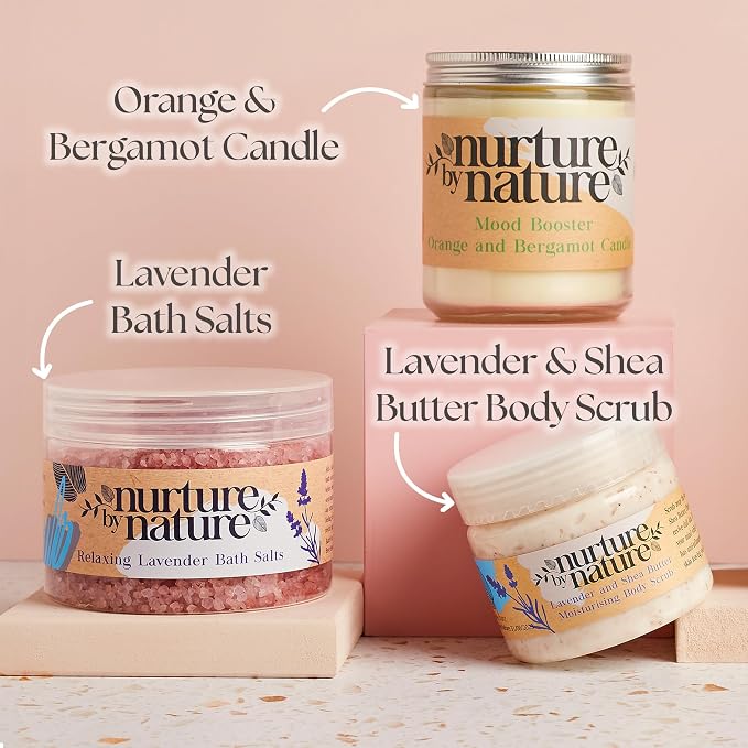 NURTURE BY NATURE Relax & Calm Christmas Gift Basket – Spa Gifts - Image 3