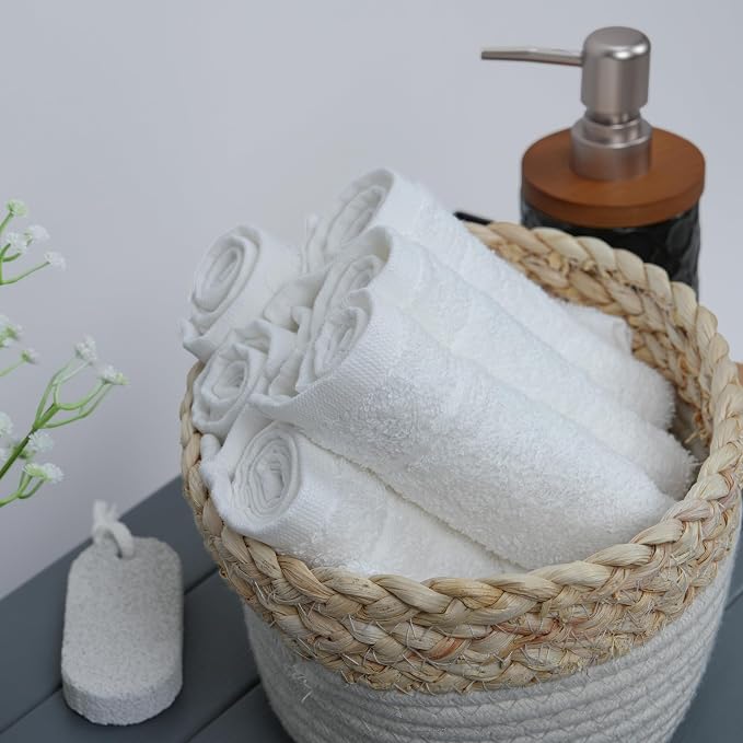 Tens Towels Pack of 60 Washcloths, 12 x 12 Inches, Lighter Weight, Quick to Dry - Image 4