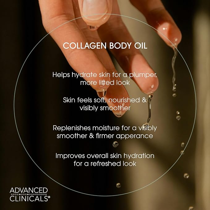 Advanced Clinicals Hydrating Collagen Oil - Image 3