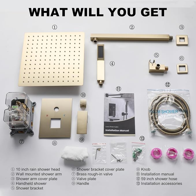Shower Faucet Set, Shower System - Image 7