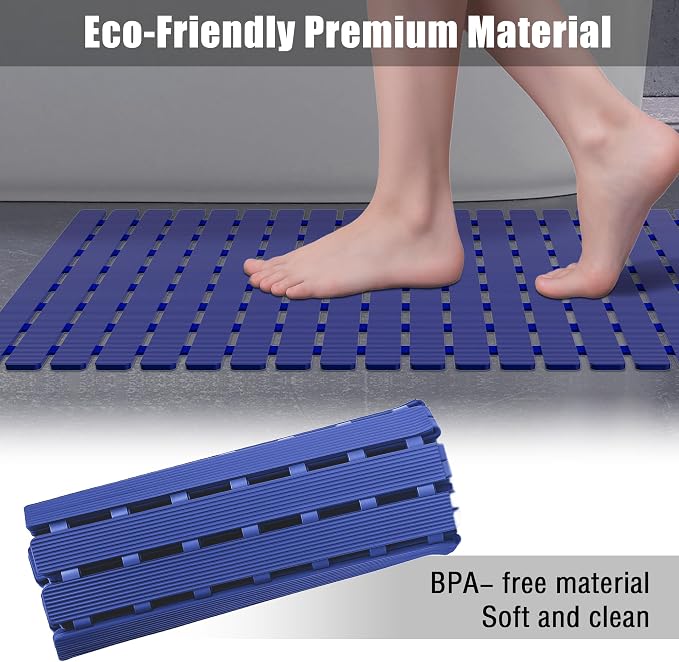 MBOSS Bath Tub Shower Mat Non Slip Bathtub Mats - Image 7