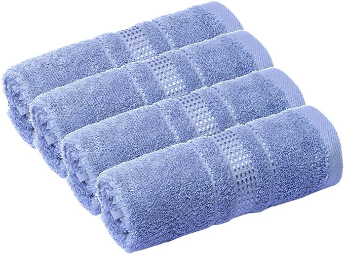 Melissa Linen, Fingertip Towels 4 Pack, 100% Turkish Cotton, Small Hand Towels - Image 7