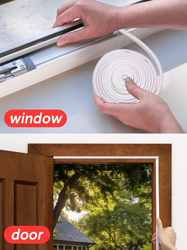 Weather Stripping Silicone Door Seal Strip - Image 7