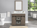 TILE & TOP Farm Barn 36“ Single Bathroom Vanity Cabinet without Top, Antique by TILETOP