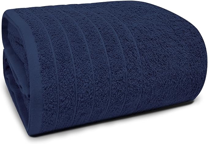 Tens Towels Pack of 1 Jumbo Bath Sheet 40 x 80 Inches, Extra Large & Light by TensTowels
