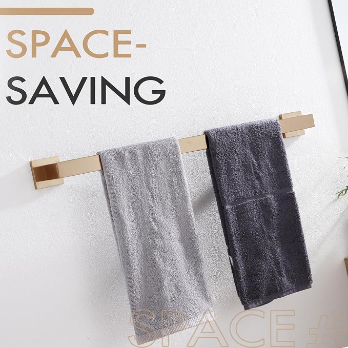 KOKOSIRI 20-Inch Towel Holder for Bathroom Kitchen Towel Bars Wall Mount SUS304 - Image 9