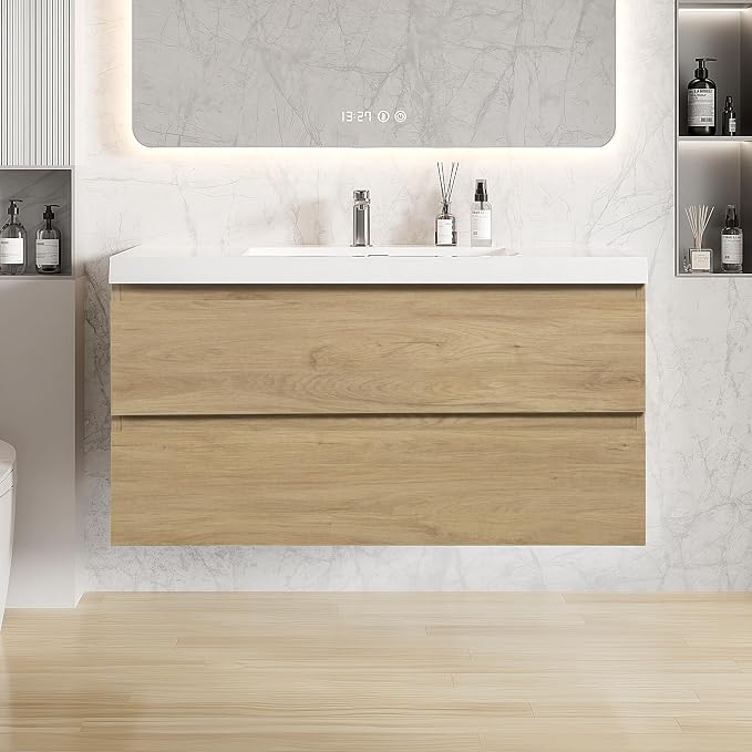 42 Inch Floating Bathroom Vanity by Runave