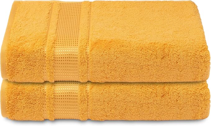 Melissa Linen, 2 Piece Bath Towel Set, 100% Turkish Cotton Bath Towels - Image 2