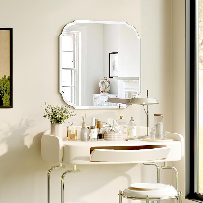 Silver Wall Mirror-Beveled Edge Frameless Mirror - Image 3