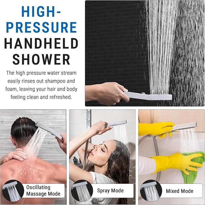 G-Promise All Metal 10 Inch Shower Head - Image 4