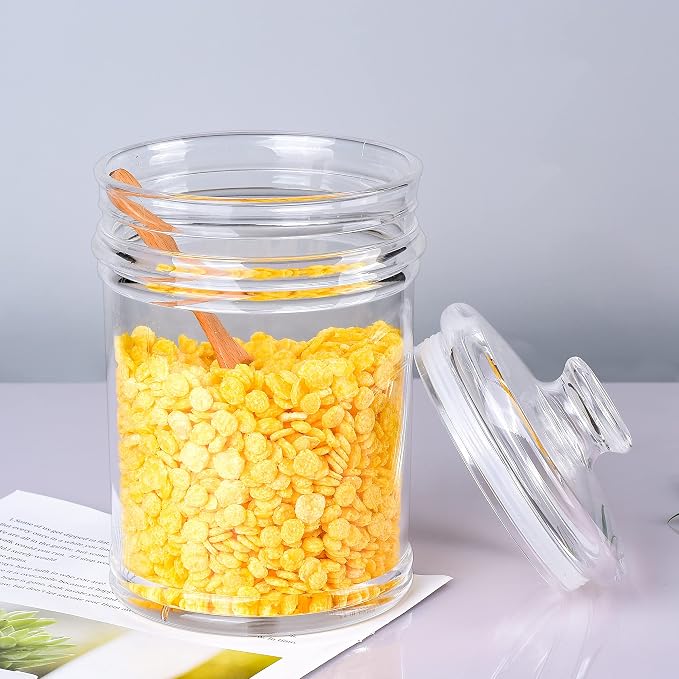50oz Reinforced Medium Acrylic Storage Jar, Airtight Lid Cookie Jar | Ideal - Image 4