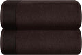 Belizzi Home Cotton 2 Pack Oversized Bath Sheet 35 x 70, Large Bath Sheet by Unknown