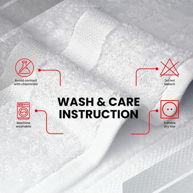 Infinitee Xclusives – Luxury Bath Sheets Towels – 1 Pack 600 GSM – 100% Ring - Image 6