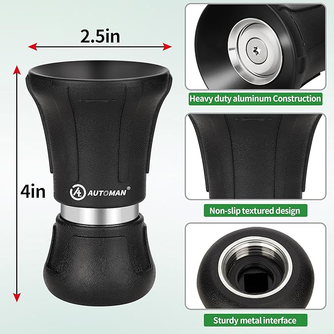 AUTOMAN Garden Hose Nozzle Heavy Duty, Fireman Hose Nozzle, High Pressure Water - Image 2